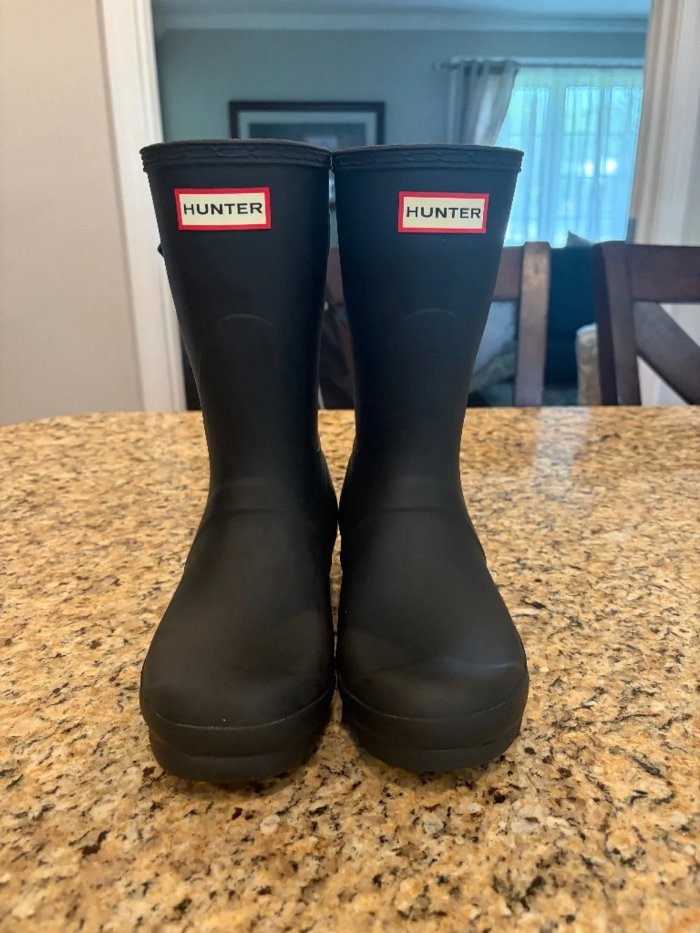 Hunter Original Short Adjustable rain boots - women’s size 7. Worn only once